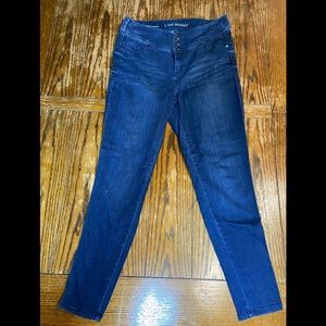 Lane Bryant Hi Rise skinny Jeans Dark Blue 14